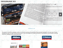 Tablet Screenshot of crosscatalogue.com